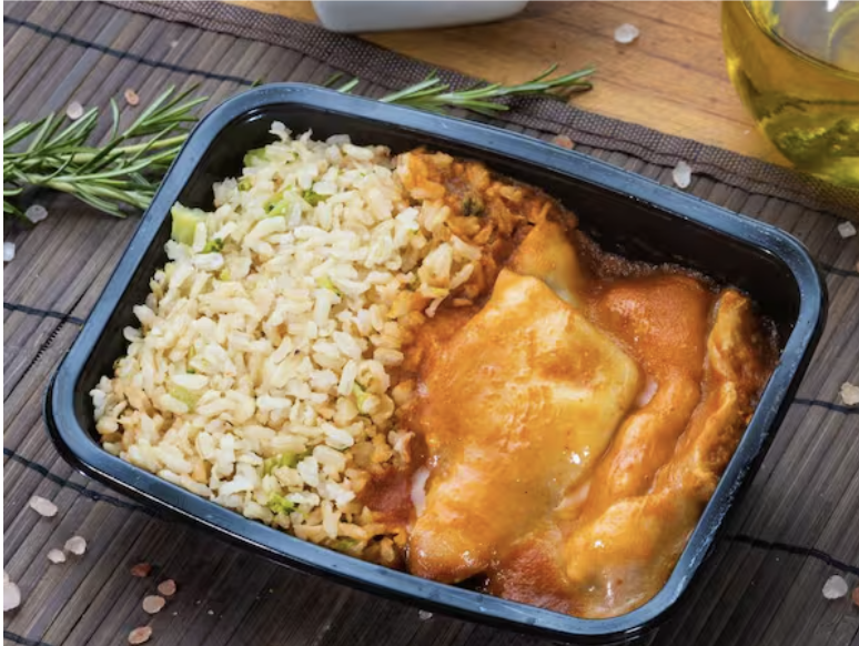 Frango à Parmegiana com Arroz e Brócolis 350g